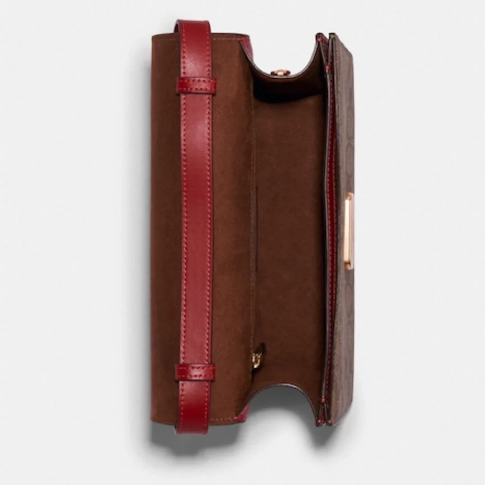 Coach Brynn Flap Crossbody In Signature Canvas Bag